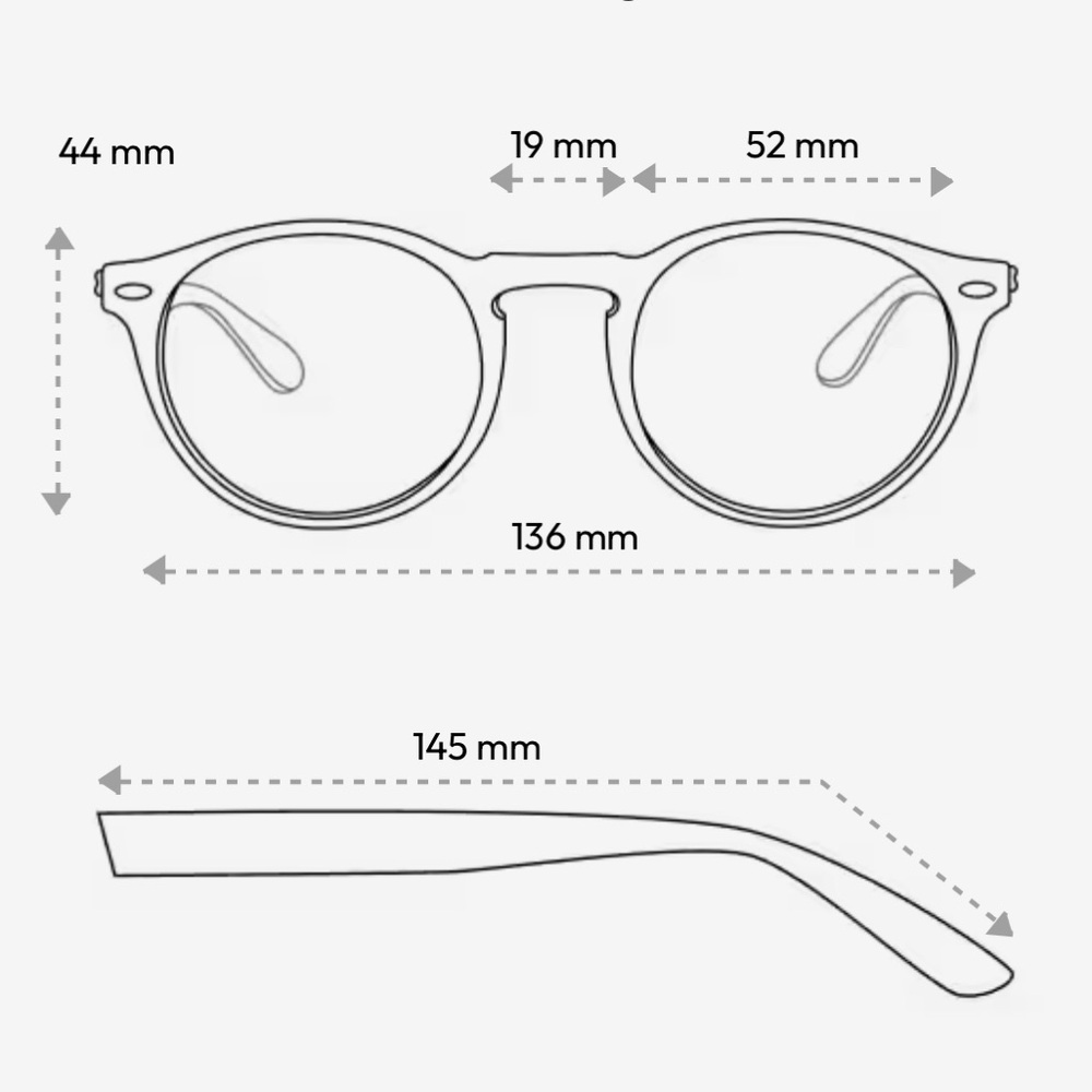 EyeBuyDirect Amity Glasses Round Rose Gold Eyeglasses - Picture 6 of 6